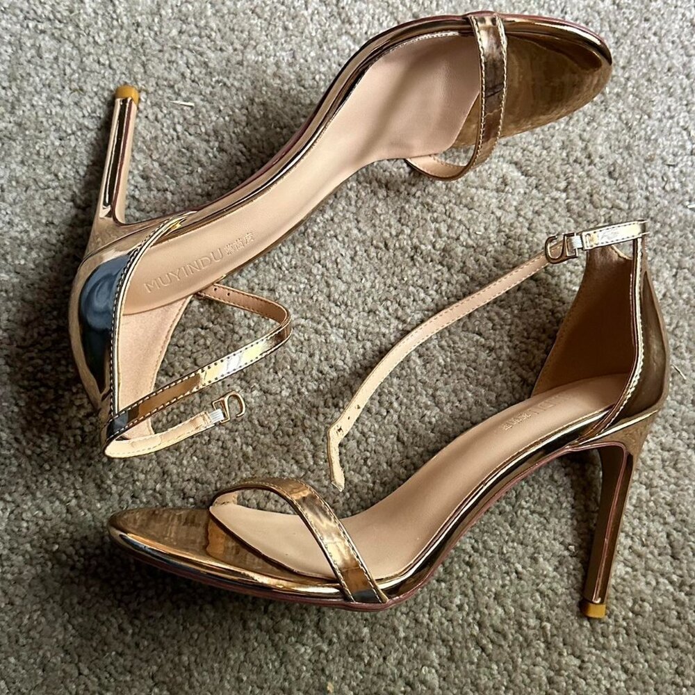 Bronze High Heels
